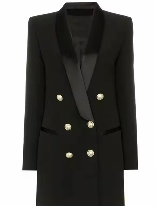 Blazer Alongado Alfaiataria