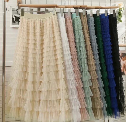 Saia em Tule Italiano