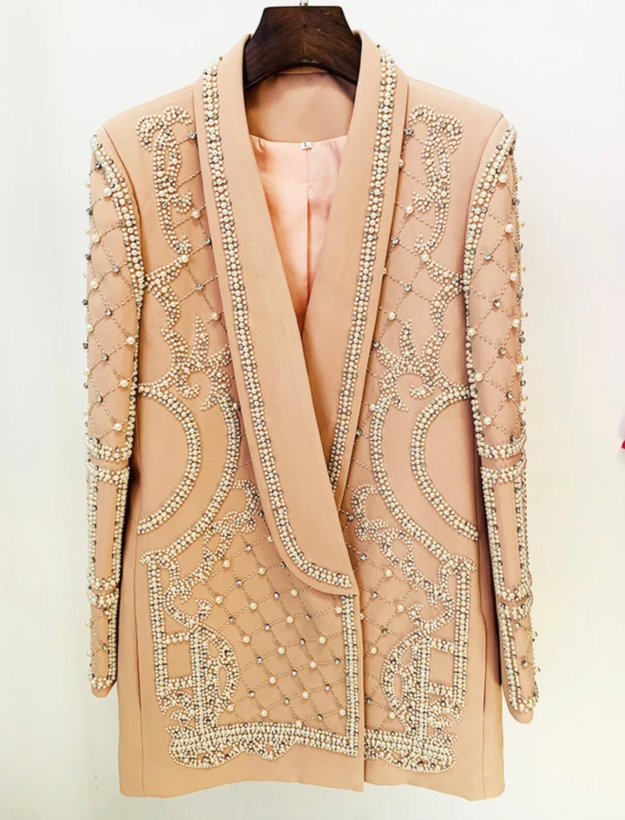 Vestido Blazer Bordado