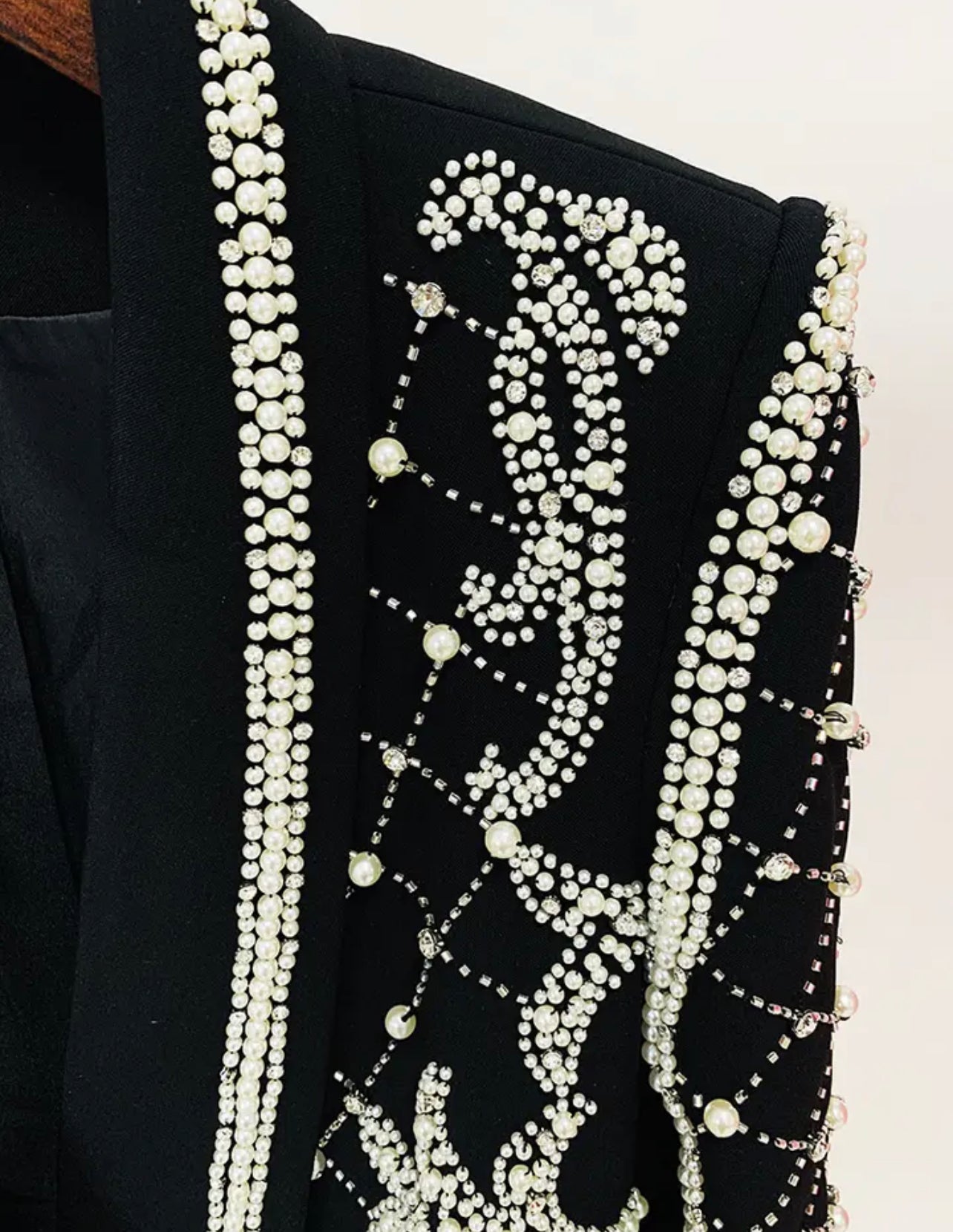 Vestido Blazer Bordado