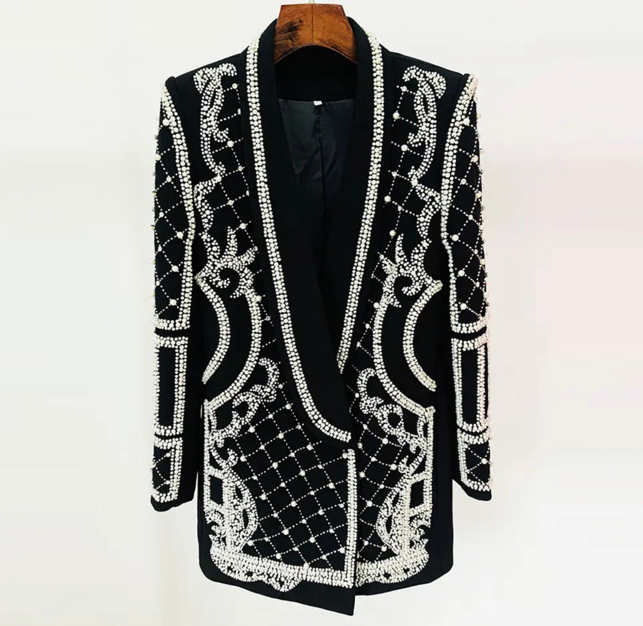 Vestido Blazer Bordado