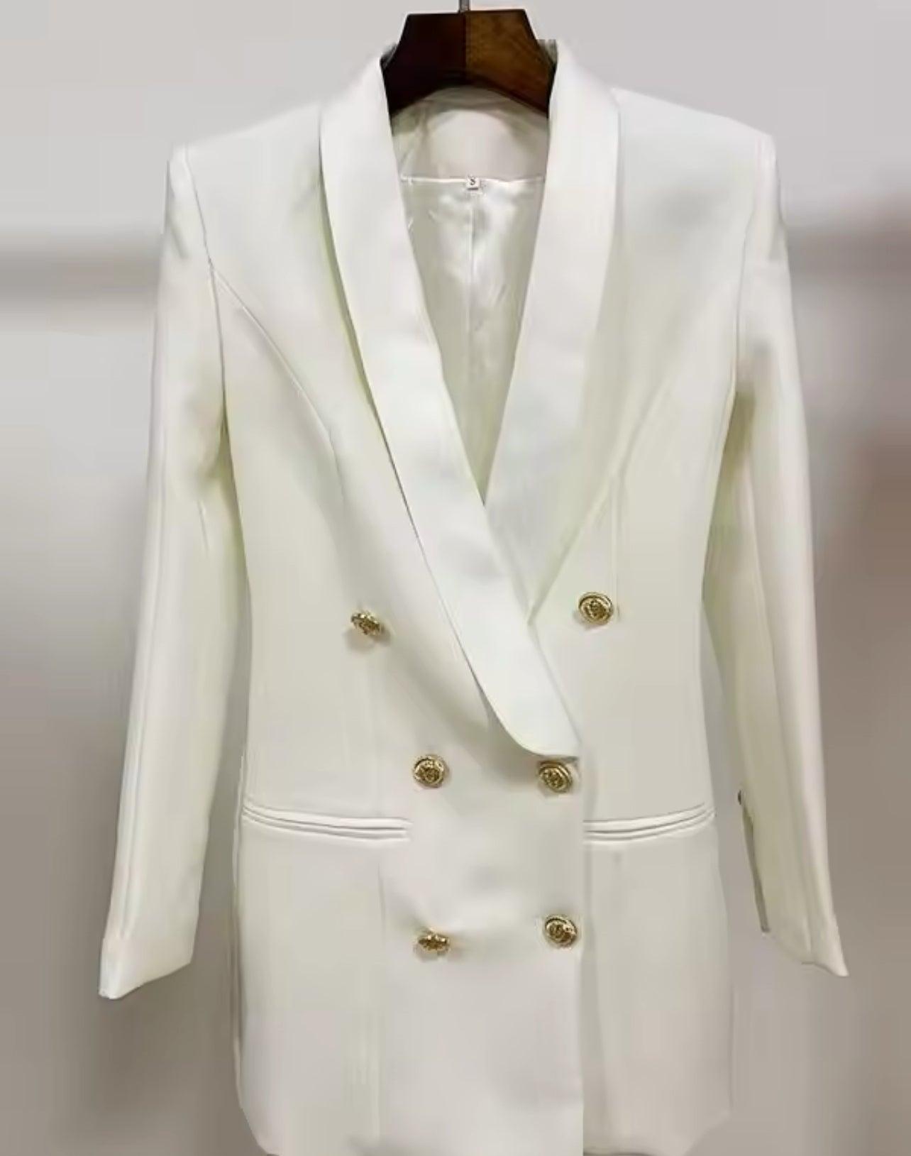 Blazer Alongado Branco