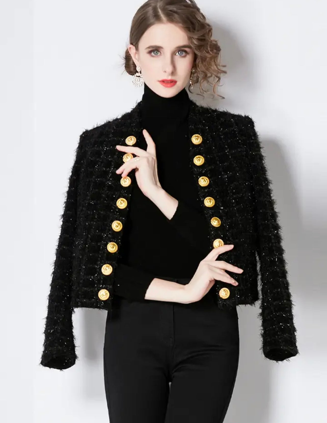 Casaqueto Tweed Lurex