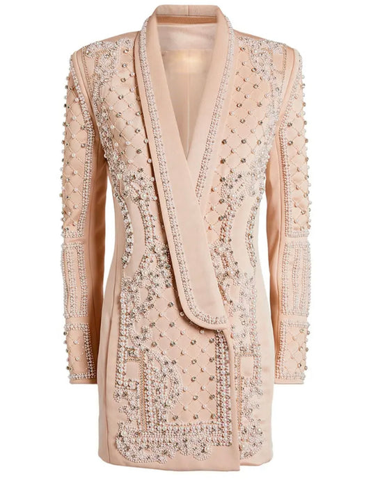 Vestido Blazer Bordado