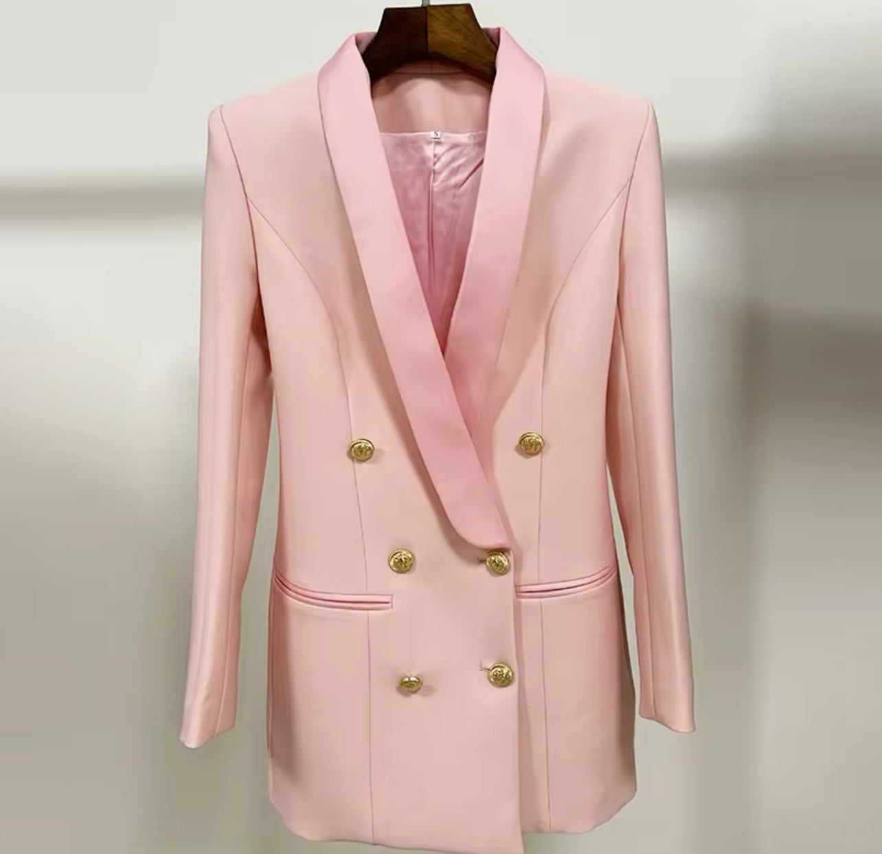 Blazer Alongado Rose