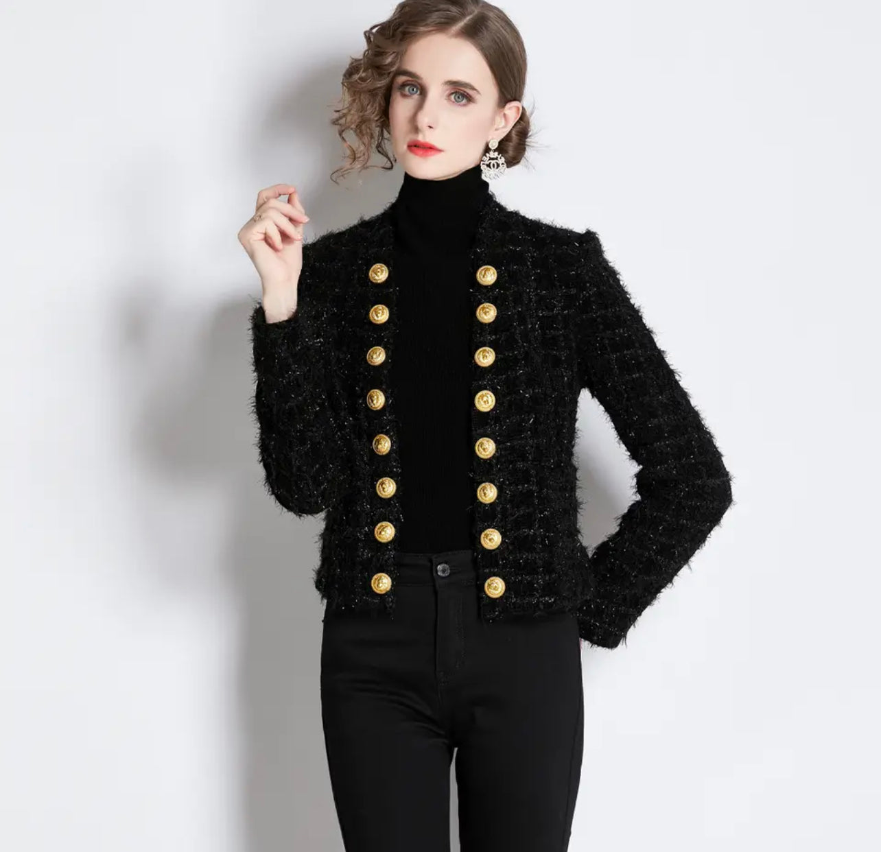 Casaqueto Tweed Lurex