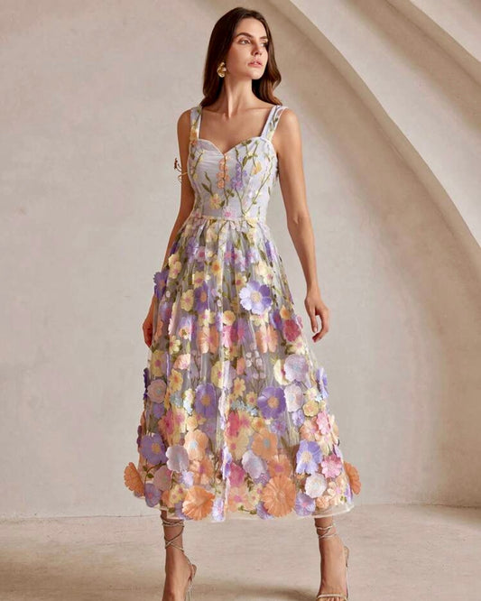 Vestido Flowers -