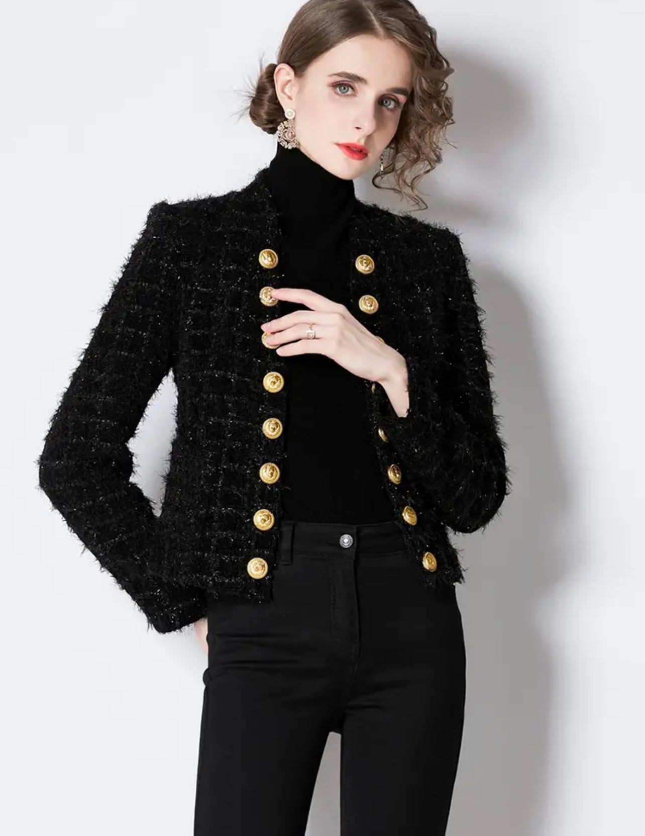Casaqueto Tweed Lurex