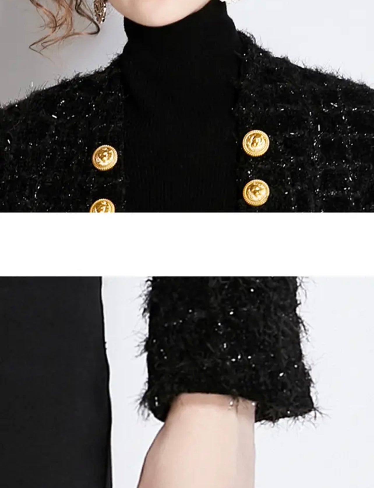 Casaqueto Tweed Lurex