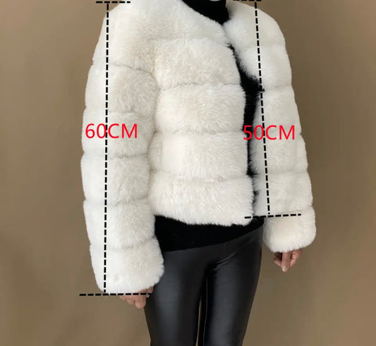 Casaco de Pele sintético